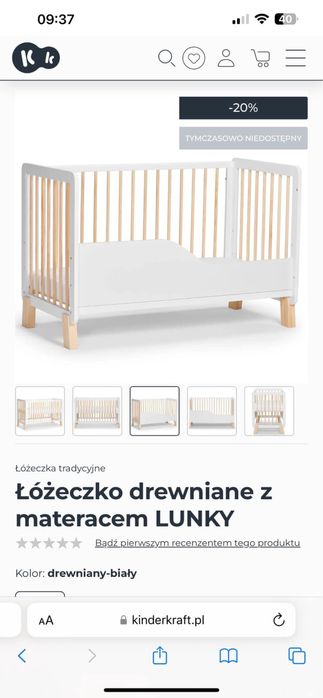 Sprzedam lozeczko Kinderkraft