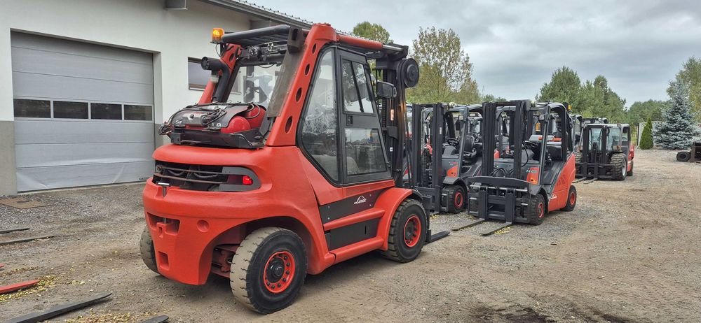 Wózek Widłowy Linde H60T - 2560 mth. - Triplex 5.70 m - 4 sekcje