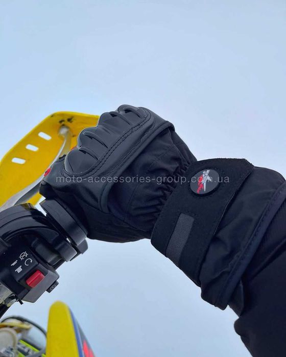 Мото рукавиці теплі Pro Biker з захистом (осінь, весна) Probiker