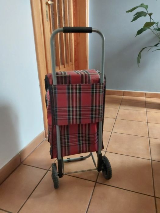 Wózek na kółkach na zakupy