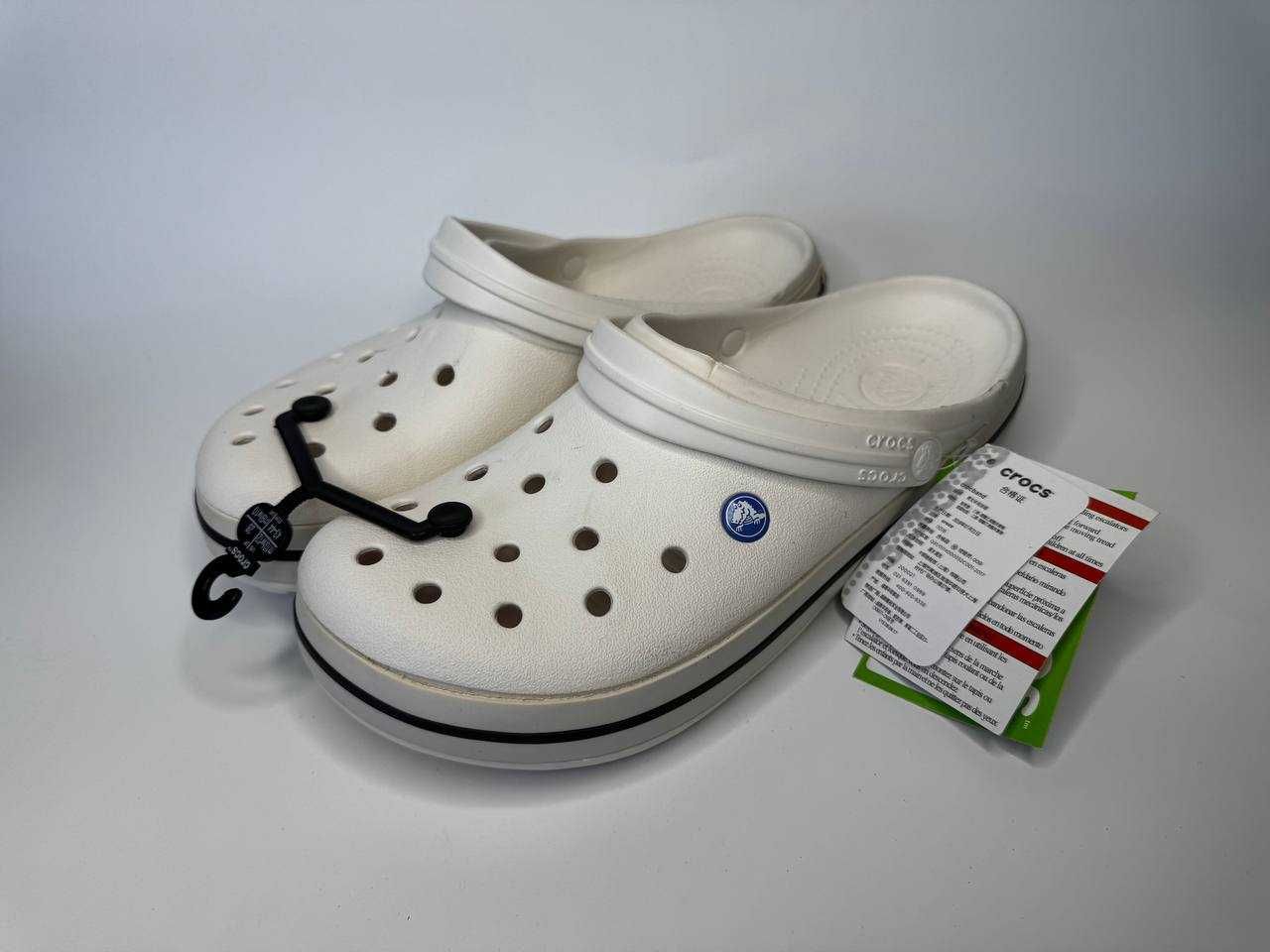 Crocs Crocband White Крокси М11/W13 44 р 5 пар Уцінка! №10119