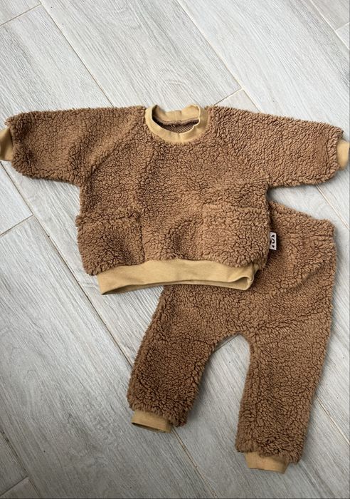 Світшот та штани плюш (тедді) 0-3 міс. 62р Little Angel