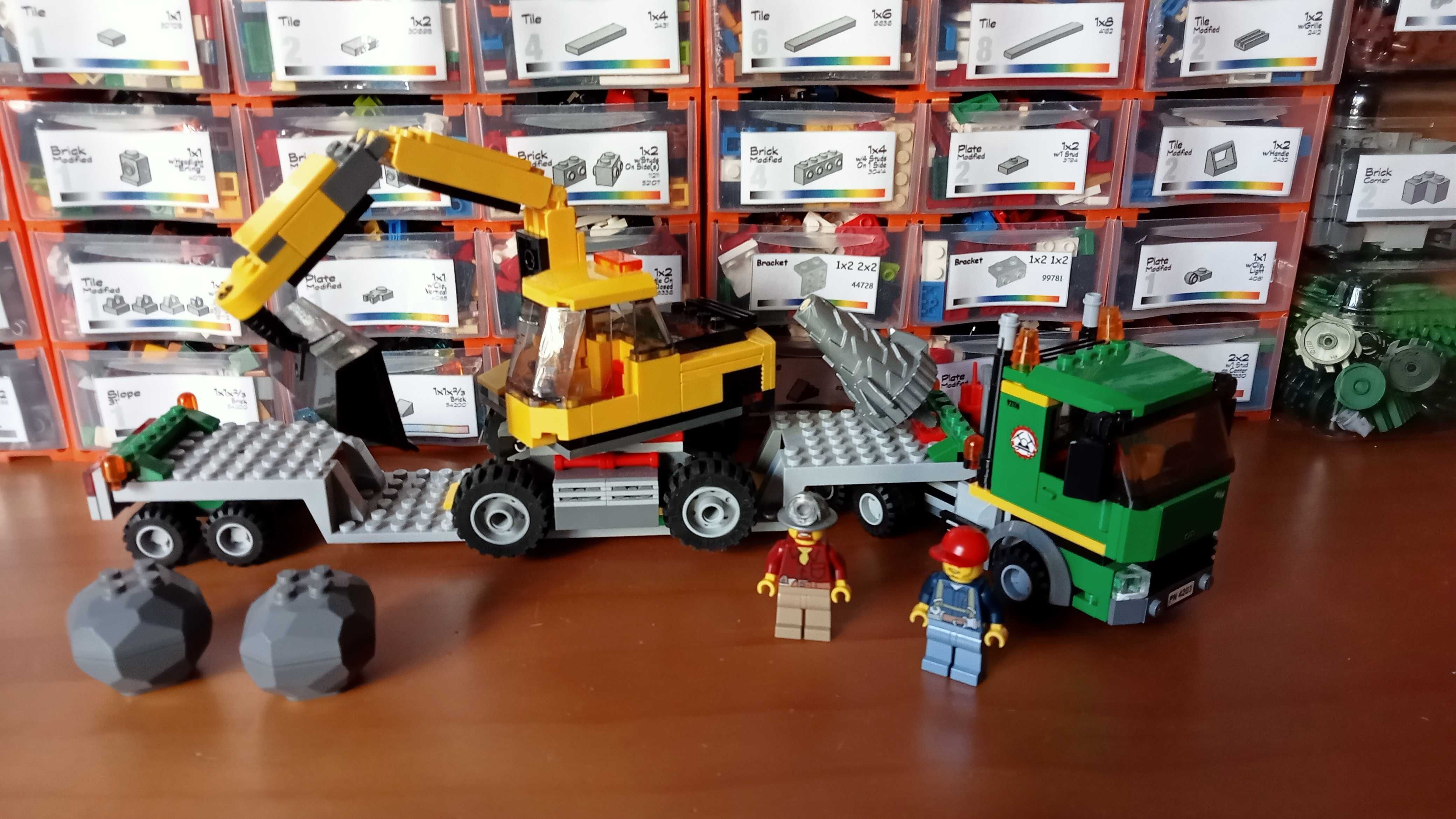 Lego city 4203 Excavator Transport