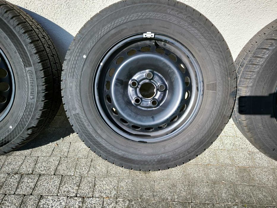 Continental VanContact 4Season 235/65 R16 + felgi stalowe (5 sztuk) FV
