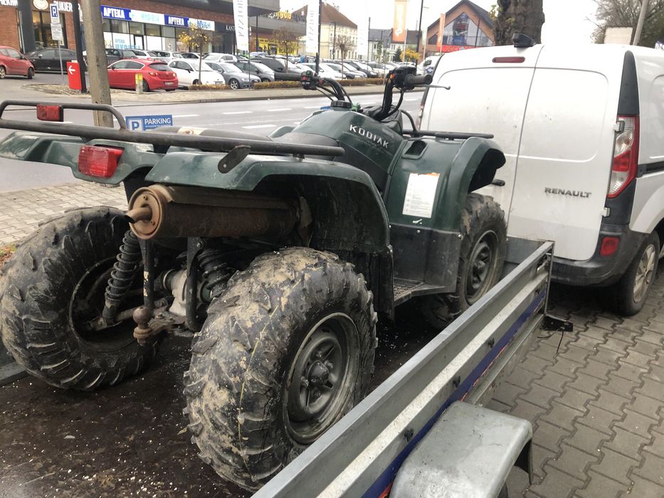 Wahacz dyfer amortyzator zwrotnica piasta wałek grizzly 450 kodiak 400