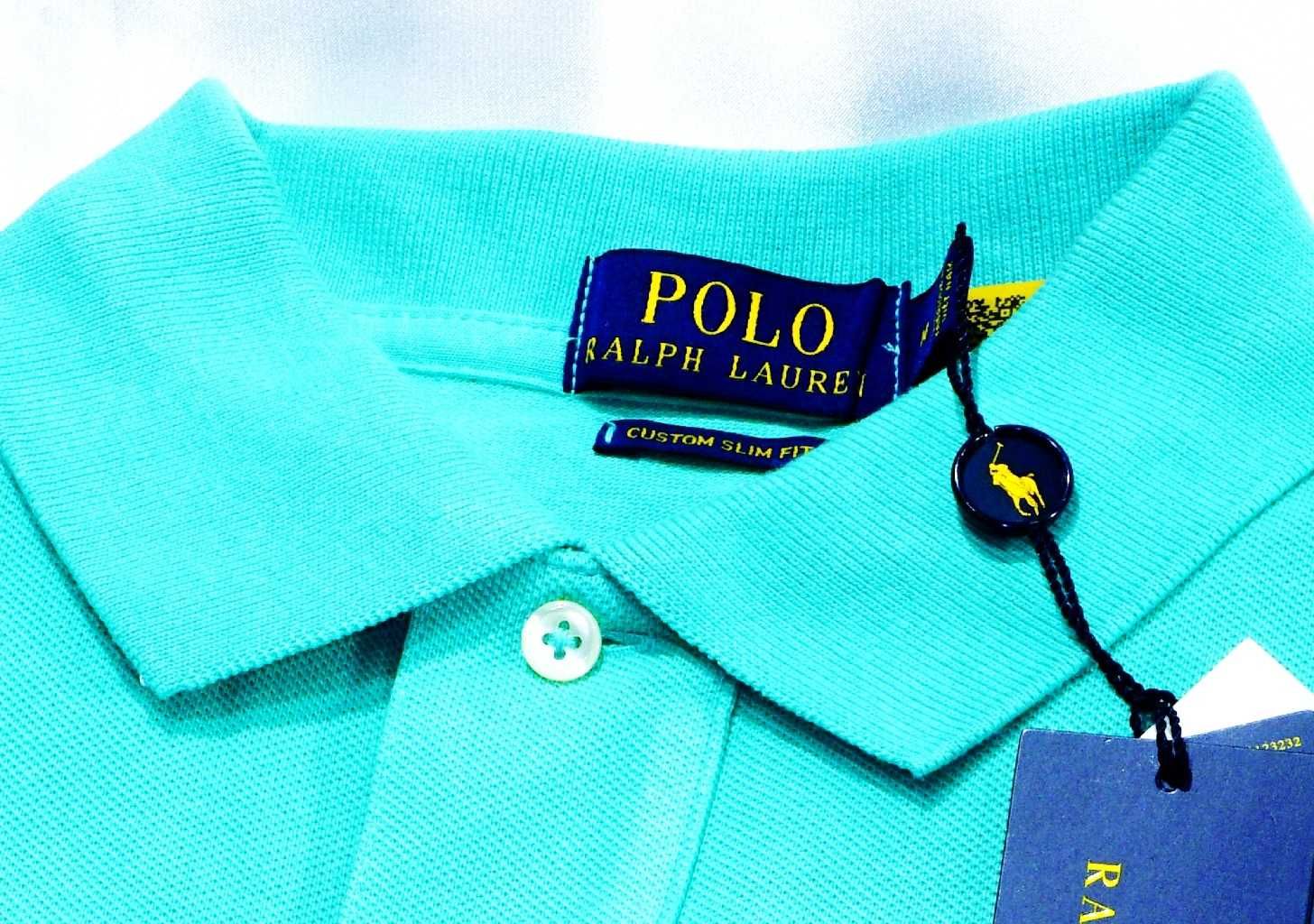 Polo Ralph Lauren koszulka M seledynowa PRL polówka Japan Selection ck