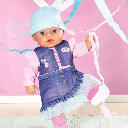 Кукла BABY Born Нежные объятия - Волшебная девочка в джинсовом  831533