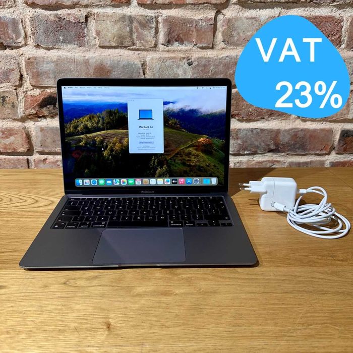  Apple MacBook Air 13" A2337 M1 2020 Gray 16GB 256GB Idealny Gwar ROK