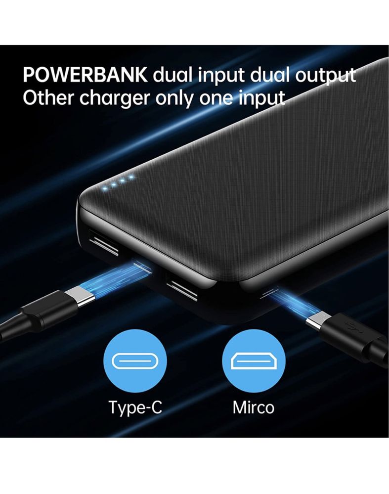 Powerbank FAHEFANA, внешний аккумулятор, павербанк 20000 mAh