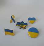 Значок(пін) прапор Україна/серце/карта/мапа/Значки Украина/Брошка