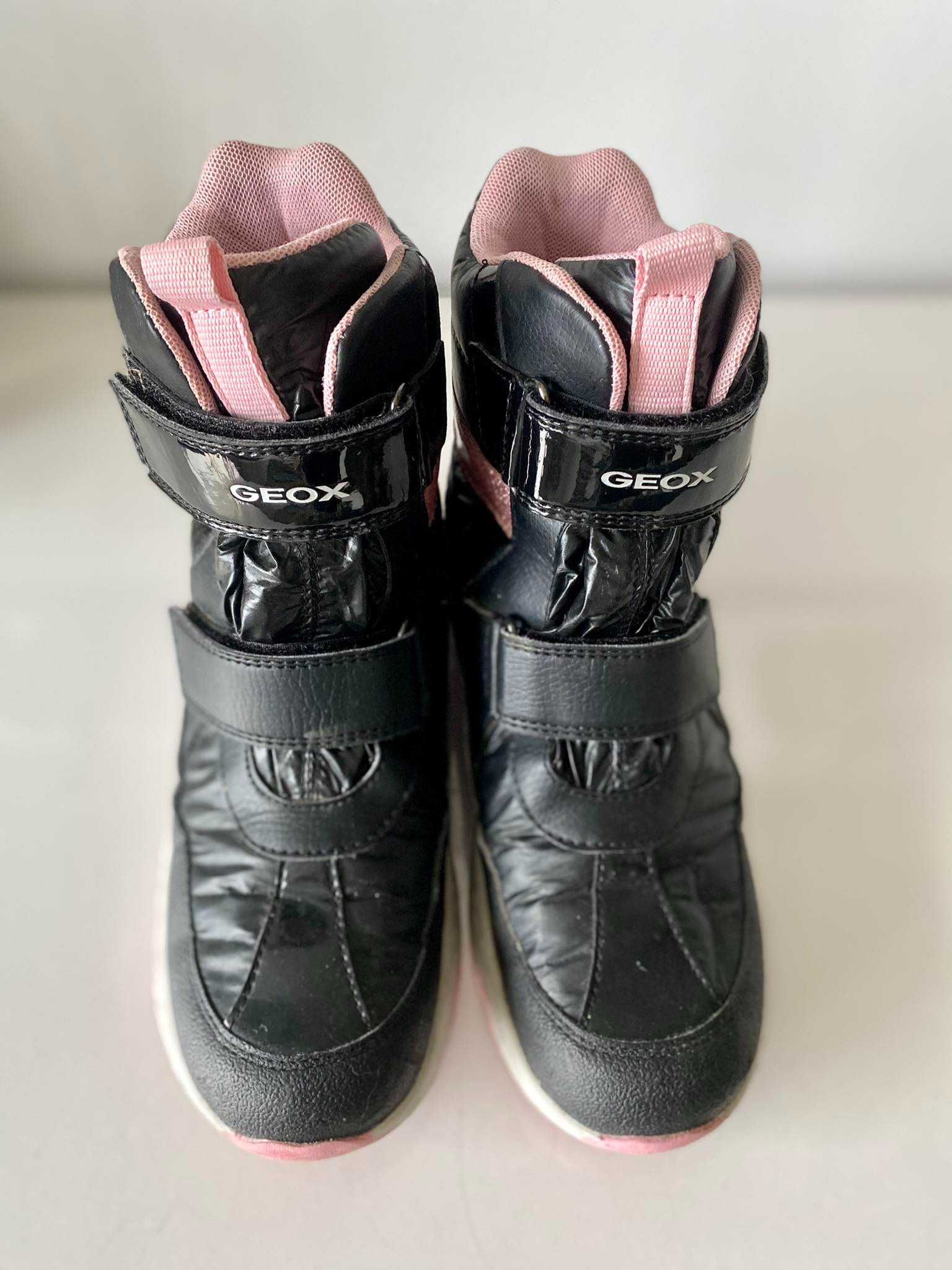 Geox Śniegowce Sentiero  Black/Pink rozmiar 37