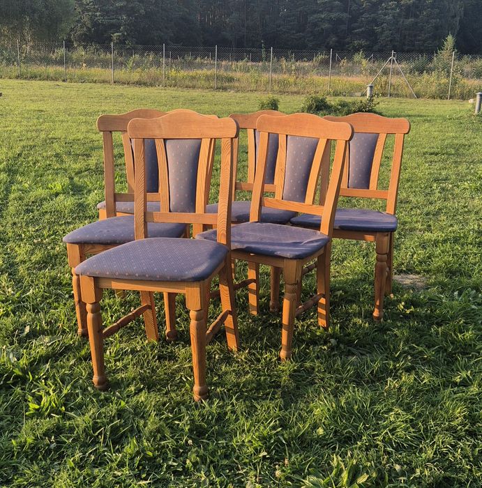 Krzesła drewniane 6 sztuk