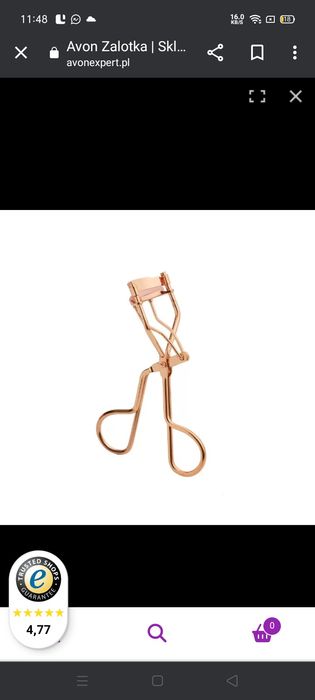 Zalotka do rzęs Avon