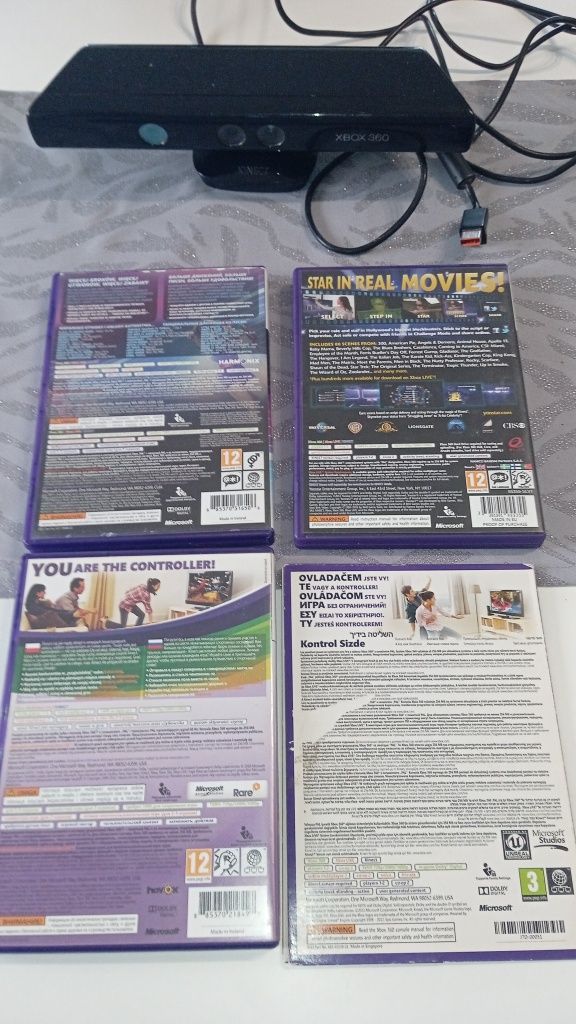 Kinect do X-Box + 4 gry
