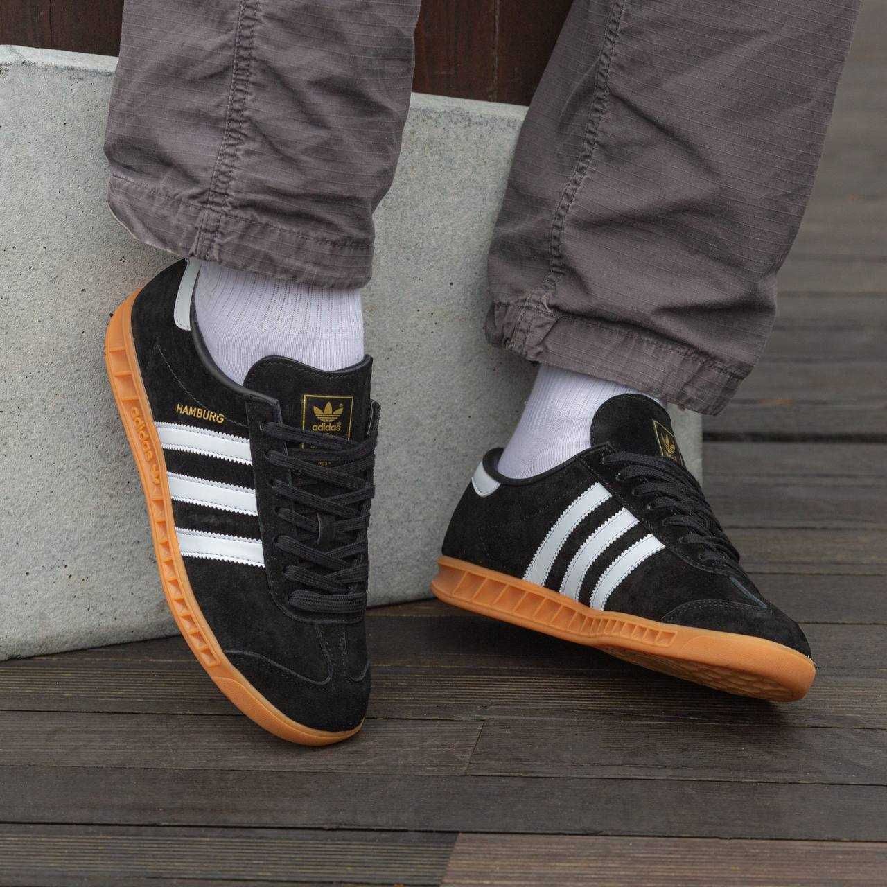 Чоловічі кросівки Adidas Hamburg Black Brown