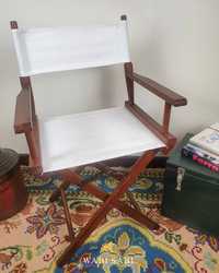 Antiga cadeira de Realizador em Madeira,Vintage