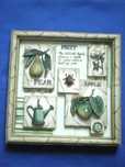 Ozdoba scienna  M&S hand painted z marmuru? D 3