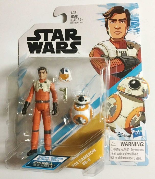 Star Wars Resistence Poe Dameron & BB-8 da Hasbro Novo em caixa