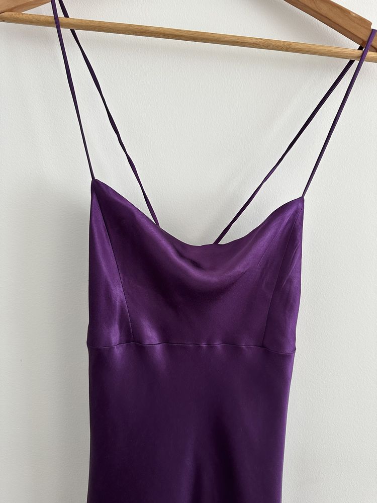 Vestido roxo Zara