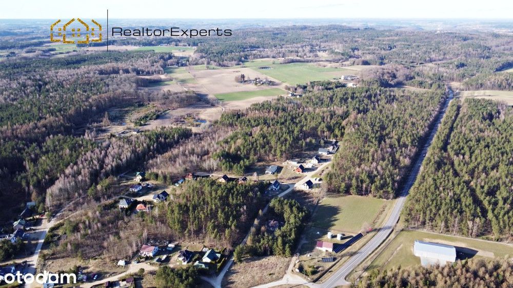 Działka mieszkaniowo - usługowa przy lesie!