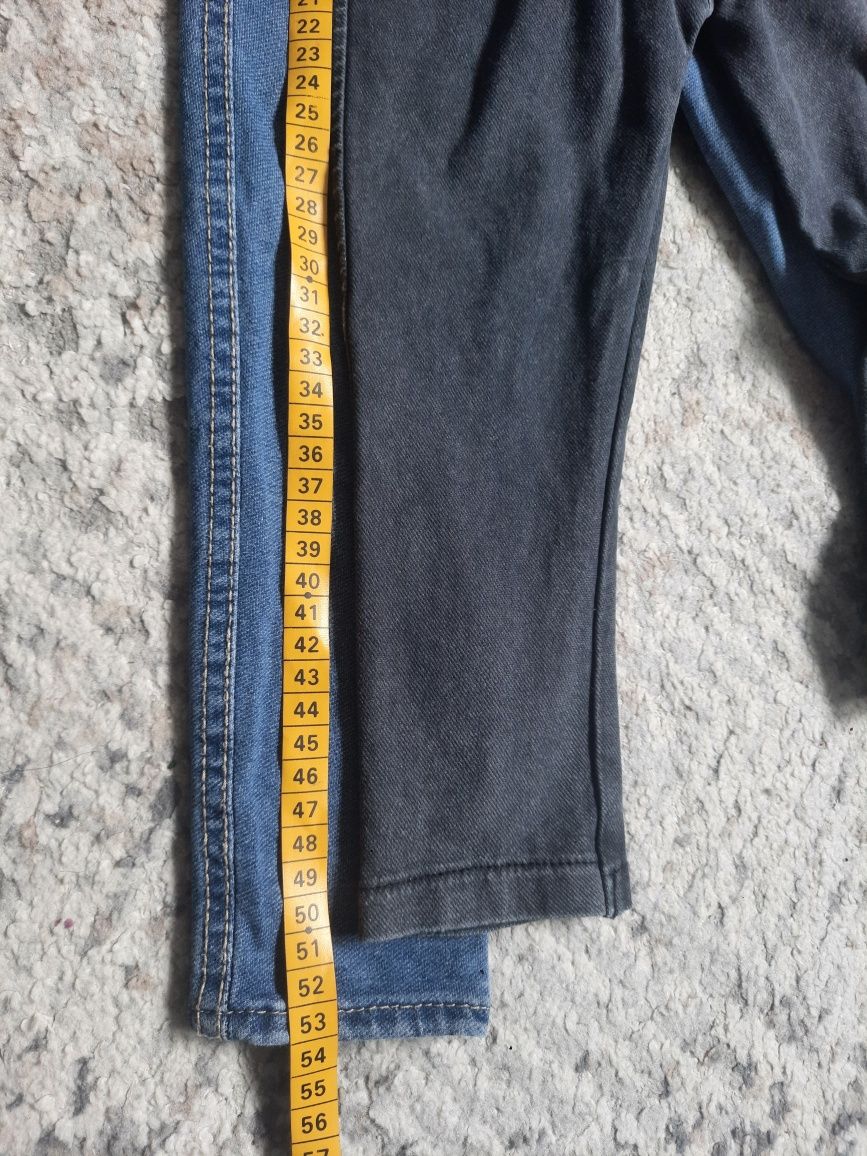 Spodnie dziewczęce jeansowe denim rozmiar 98 2szt. H&M i Zara