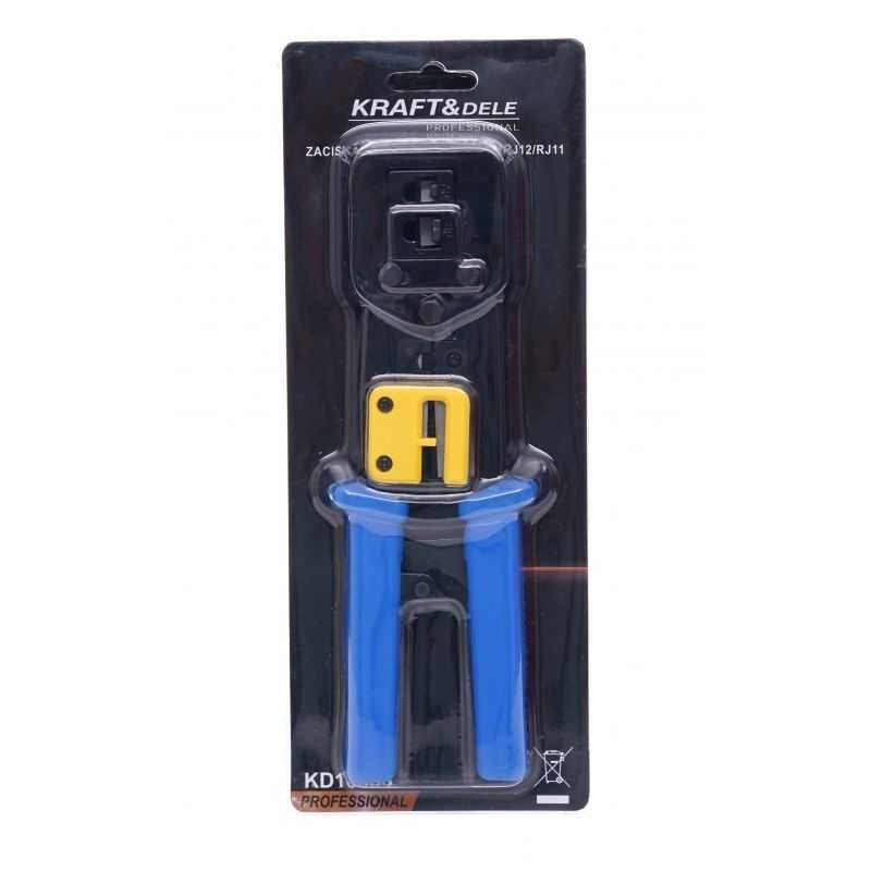 KRAFT&DELE Zaciskarka Przelotowych Wtyków Modularnych Rj45