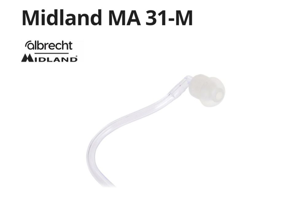 Auriculares 
Fone de ouvido transparente com cabo enrolado
Microfone d