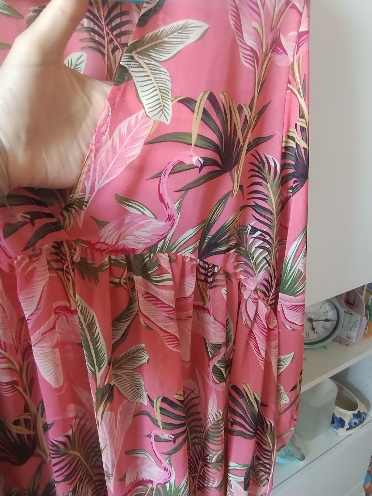 Letnia bluzka oversize 46 piękny kolot