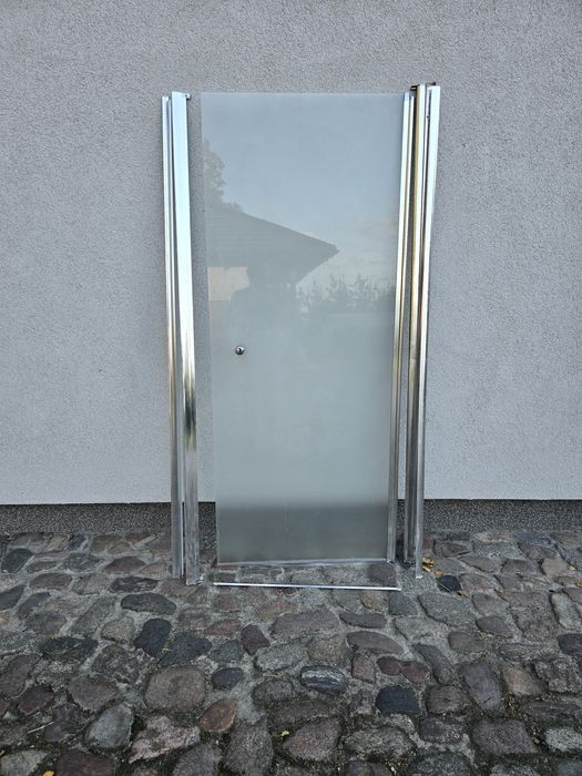 Drzwi prysznicowe 90cm szkło mrożone