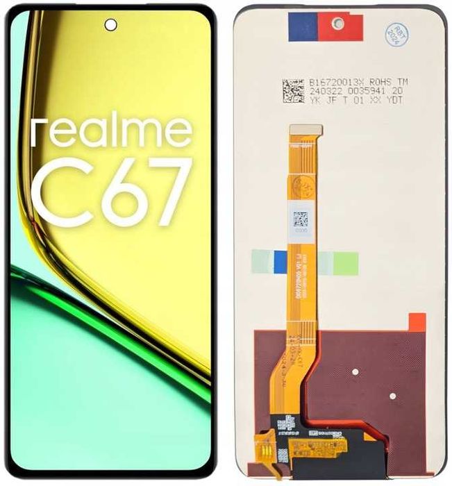 Realme c67 5g  Wyświetlacz LCD Oryginał Wymiana