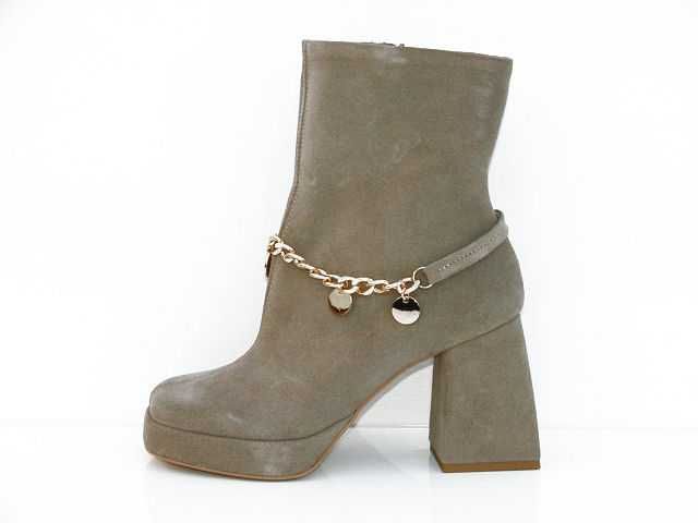 Botki BEYCO B-1 skóra zamsz kolor cappuccino r. 38, 40 SALE !!!