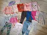 Zestaw ubranek dla dziewczynki 86/92 Zara Newbie leginsy bluzki