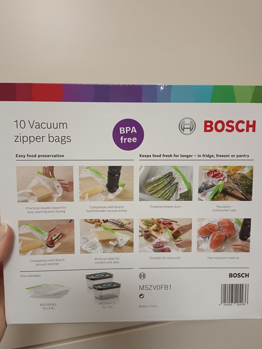 Worki próżniowe Bosch 10 sztuk