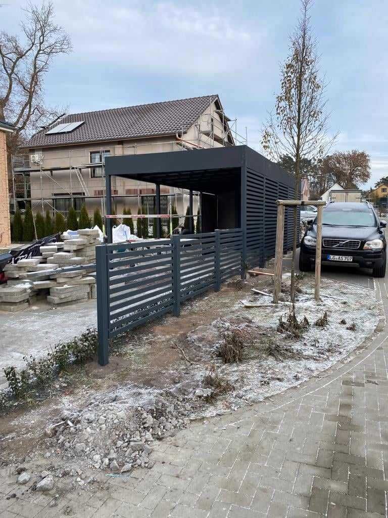 Wiata garażowa 6x6 m, carport - wiata samochodowa dwustanowiskowa