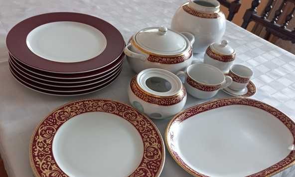 Zestaw porcelanowy "Rubinowa Komnata" marki Regalia