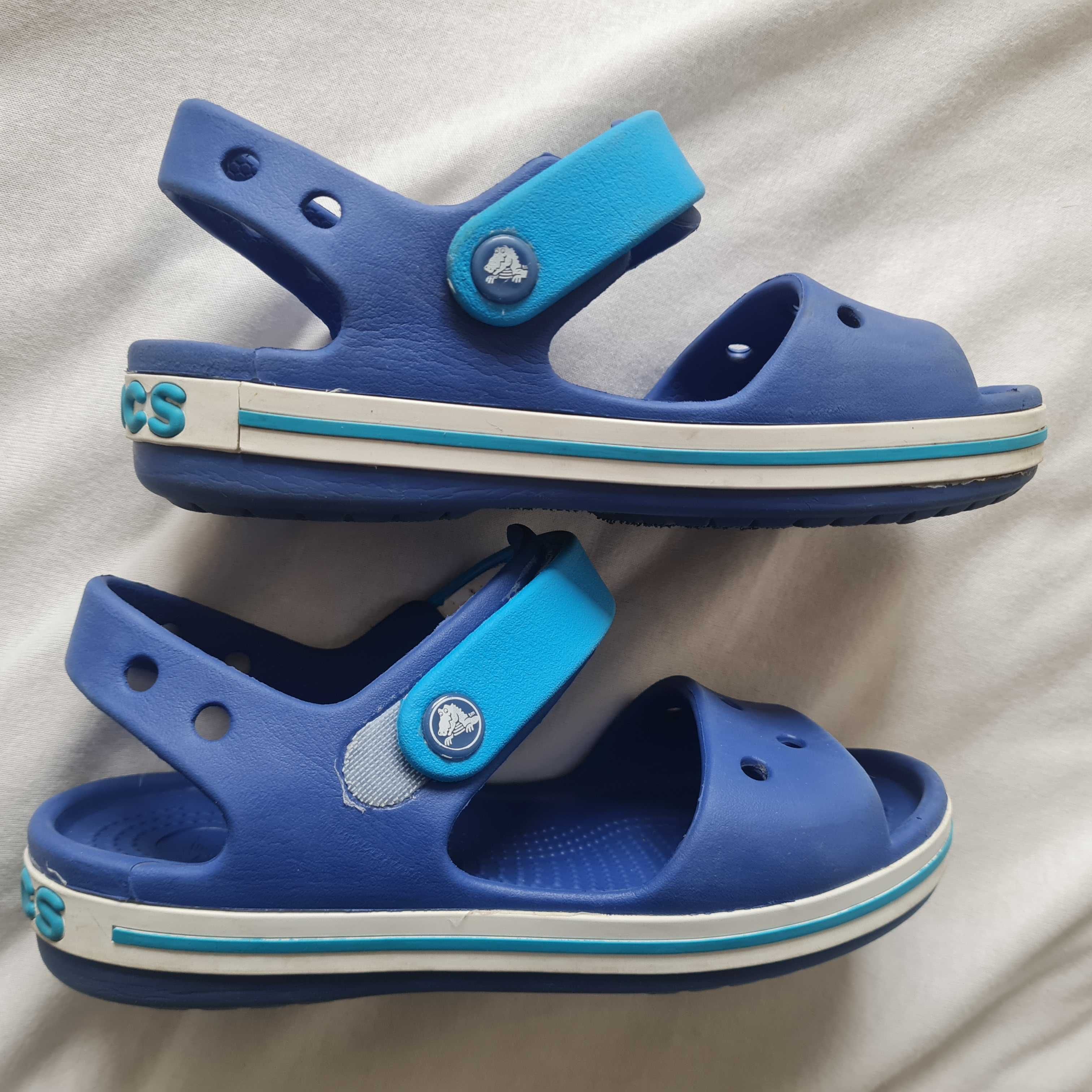 Buty sandały sandałki buciki 30-31 C13 c 13 Crocs na basen gumowe