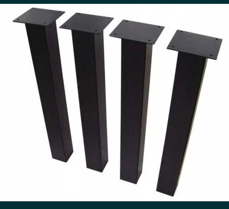 Nogi,Noga,Loft,metalowe,proste,prosta,loft,720mm,60x60,czarna