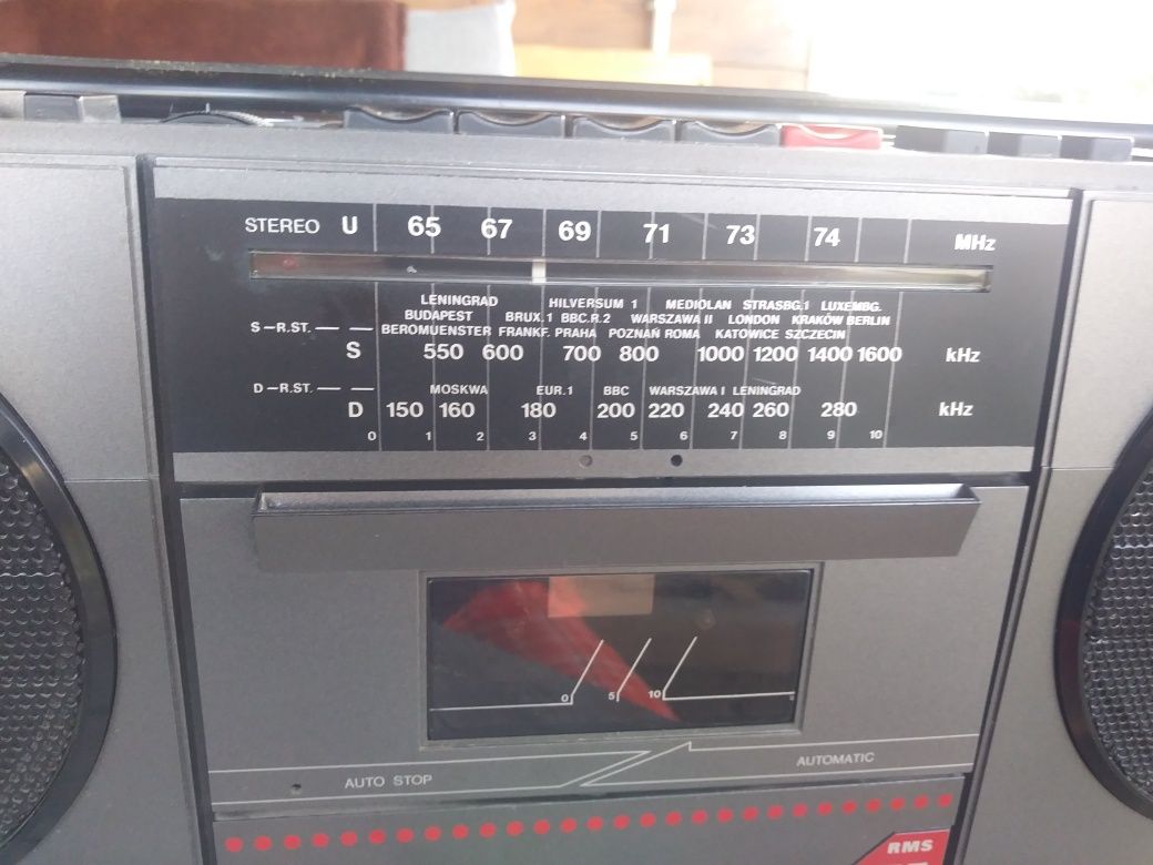 Radiomagnetofon kasetowy, stereo, UNITRA RMS 475
