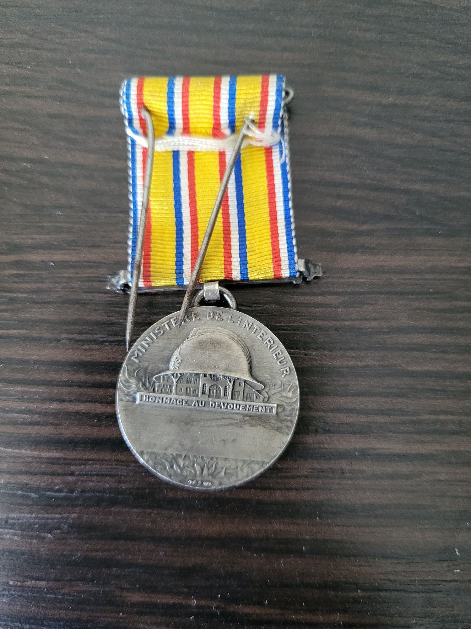 Медаль пожарного. Франция