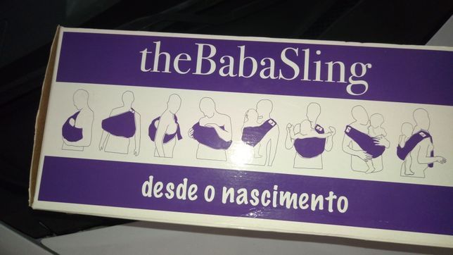The baba sling bebé ao colo