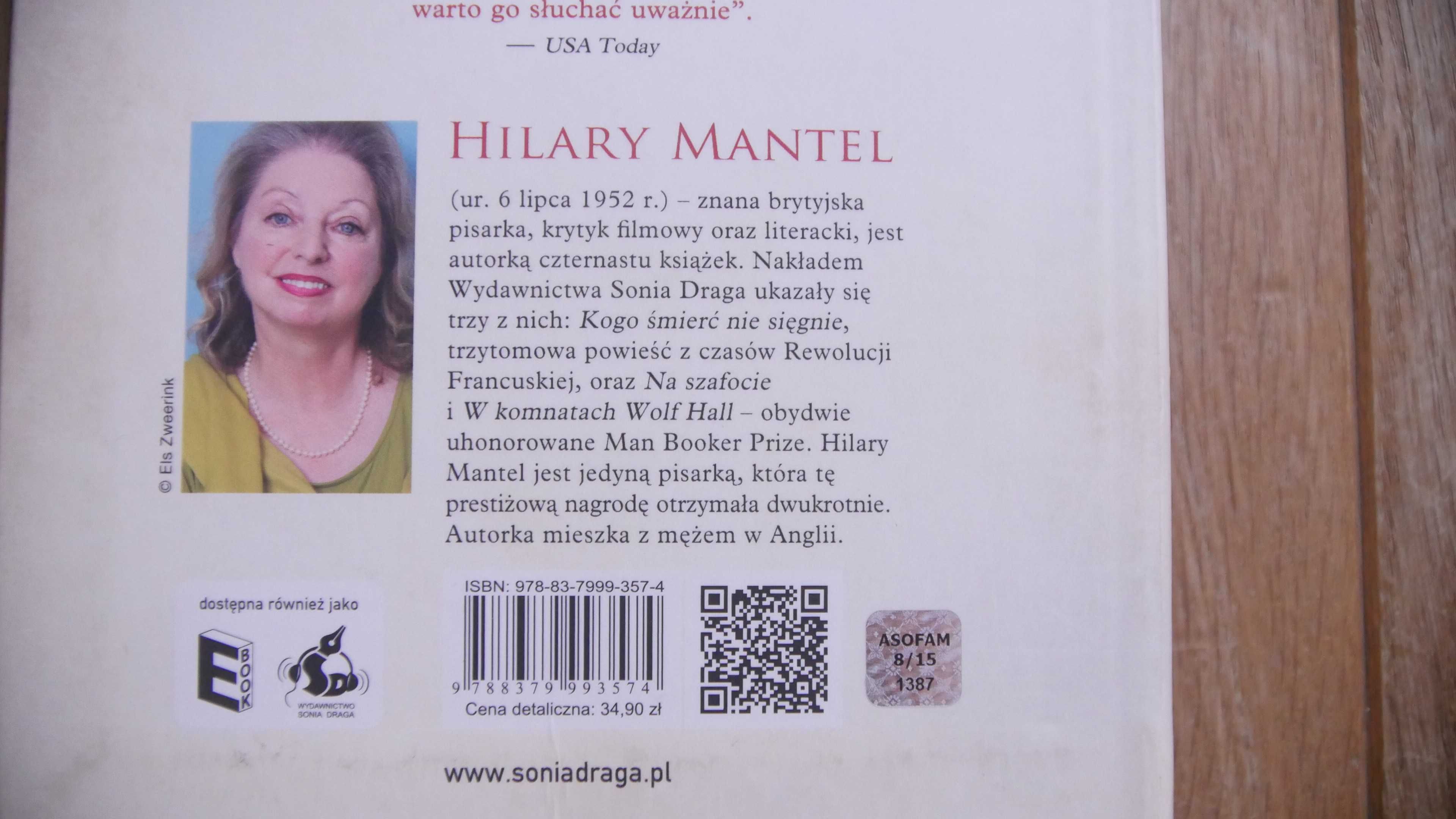 "Zamach na Margaret Thatcher"-Hilary Mantel