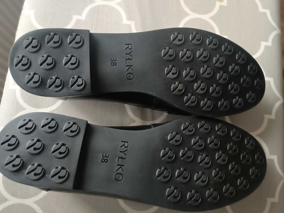 Mokasyny damskie czarne