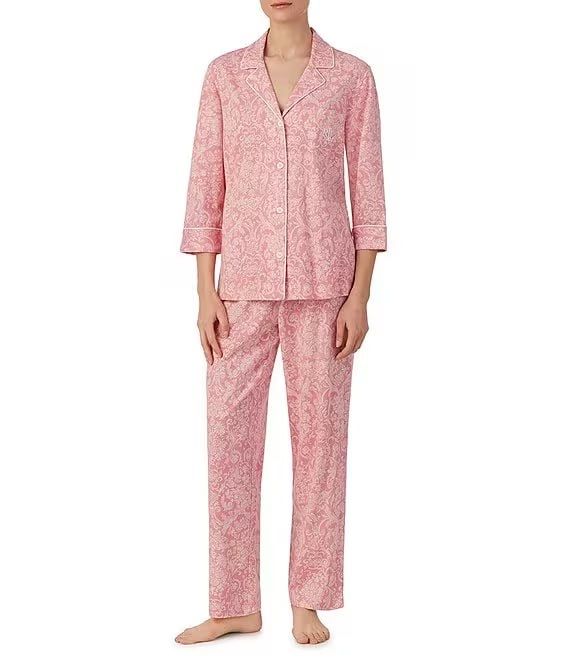 Пижама Lauren Ralph Lauren Pajama Set Paisley Print