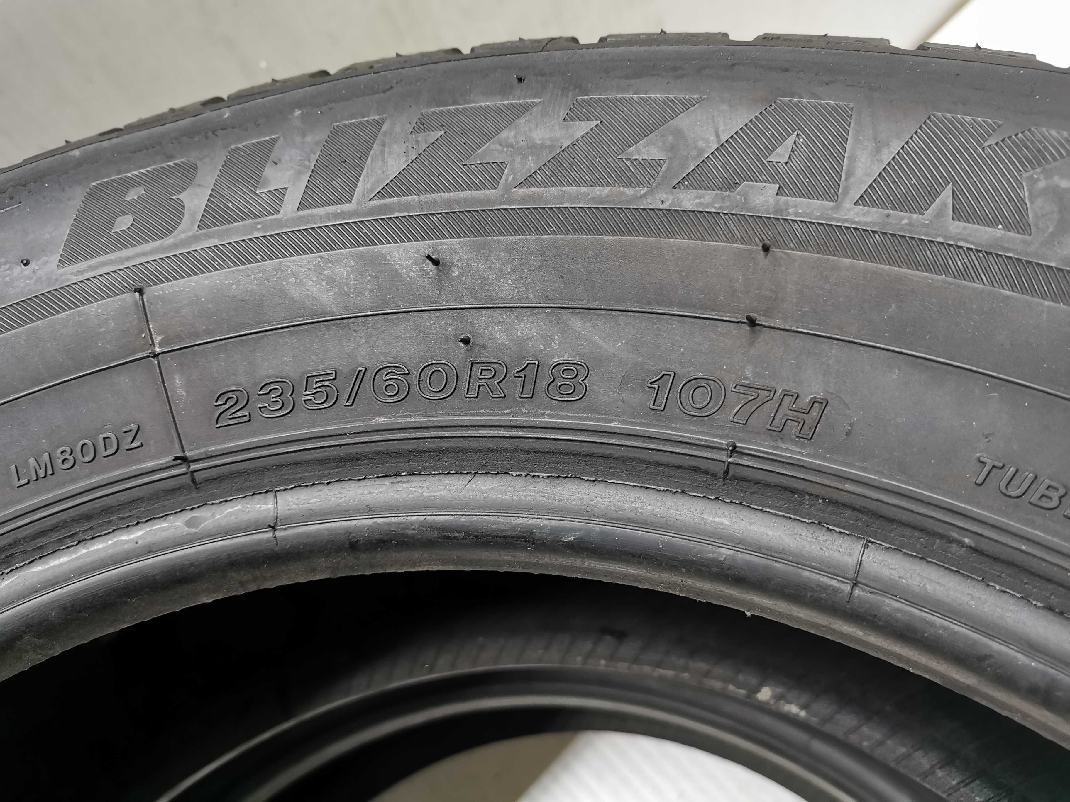 Bridgestone Blizzak LM-80 evo 235/60r18 107H 6,5mm XL N0413