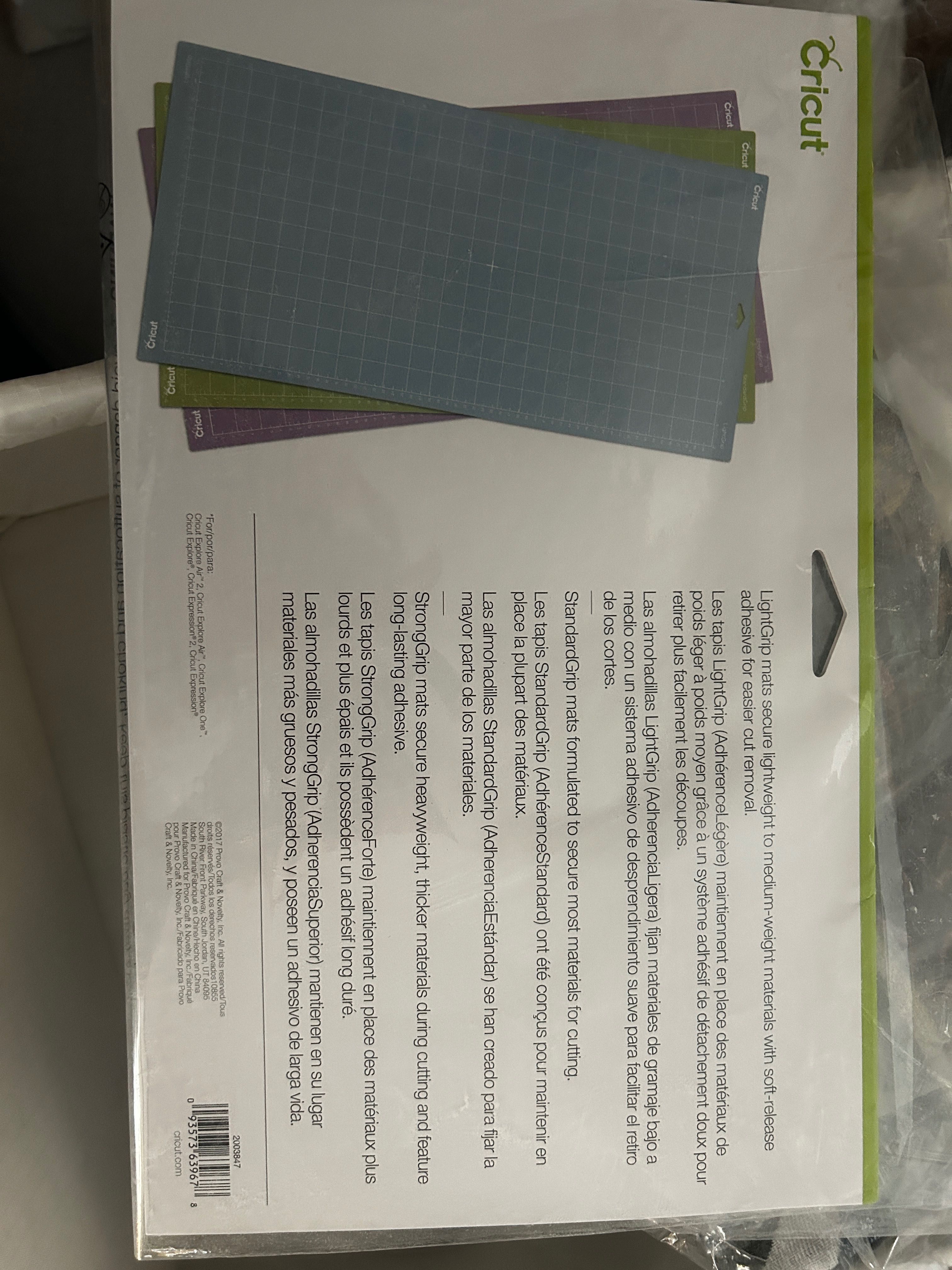 tapetes cricut nunca usados