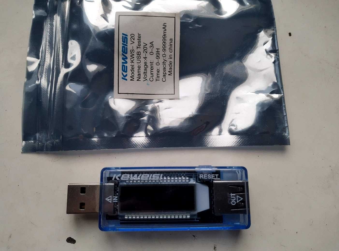 USB Тестер струму напруга ємності акумулятора