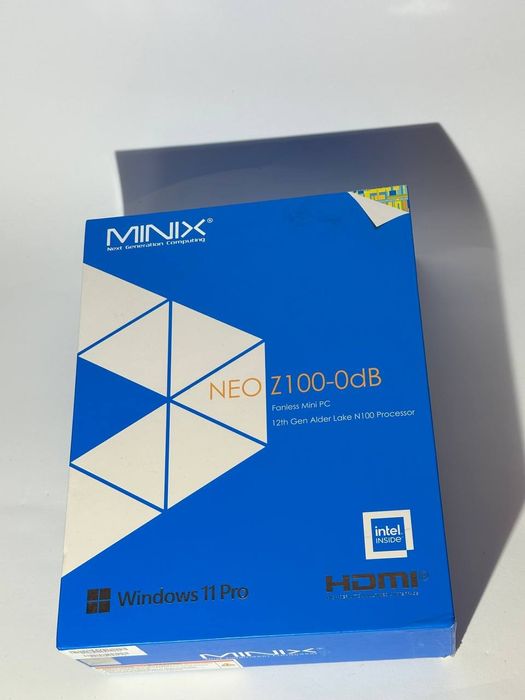Minix z100-0db fanless miniPC Intel N100, 16/512. Безвентиляторний!