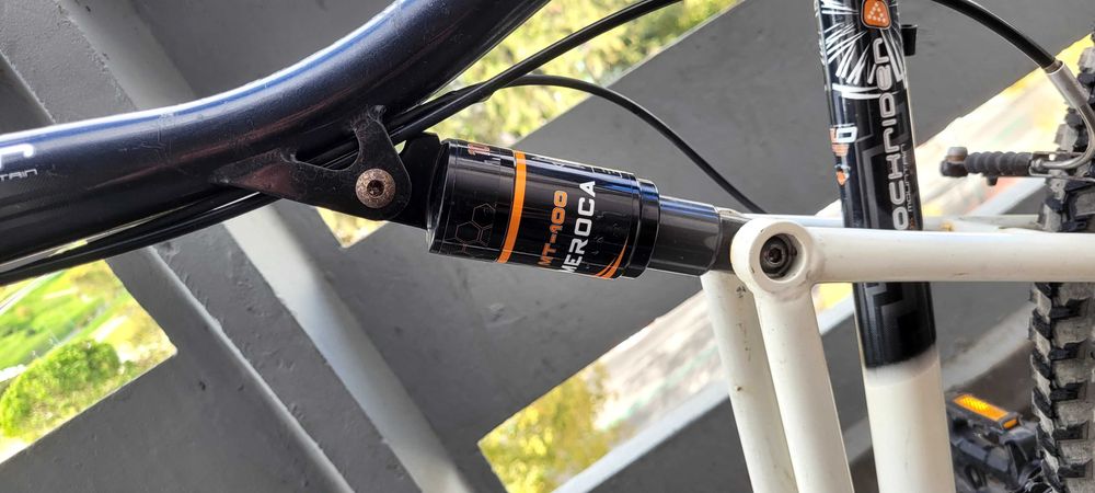 Bicicleta btt rockrider 6.0 full suspention v-break jante 26