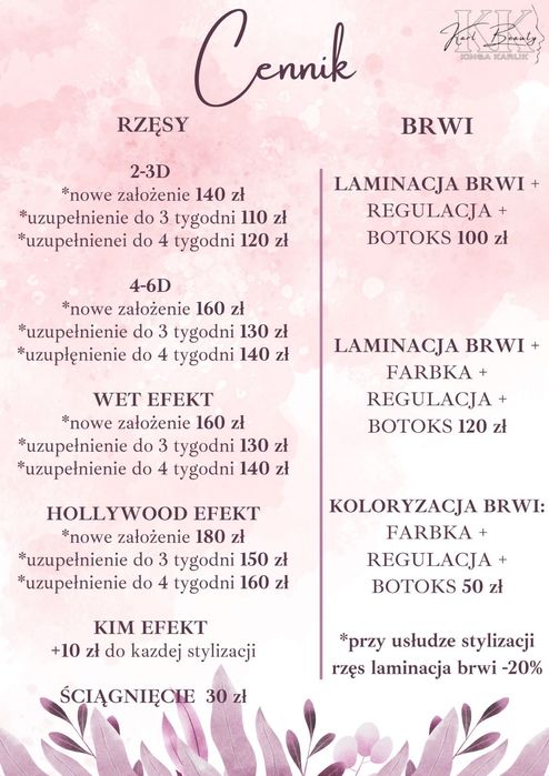 Przedłużanie rzęs, stylizacja rzęs 1:1, 2D-10D, WETLOOK, KIM