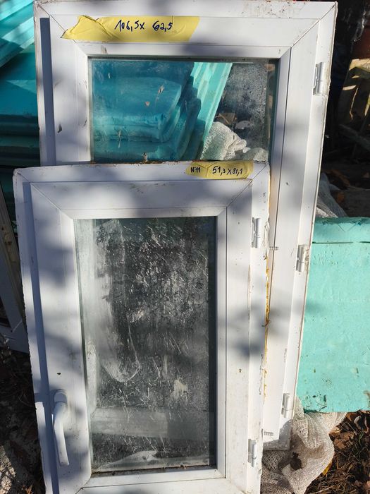 Janelas e portas  ótima oportunidade,são de PVC vidros duplos